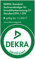 DEKRA zertifiziert Sachverständige für Immobilienbewertung D1